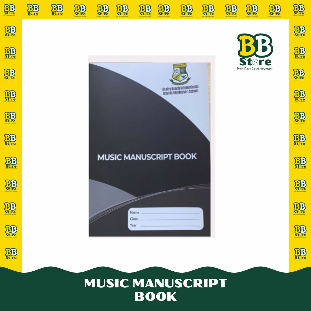 BB MUSIC MANUSCRIPT BOOK