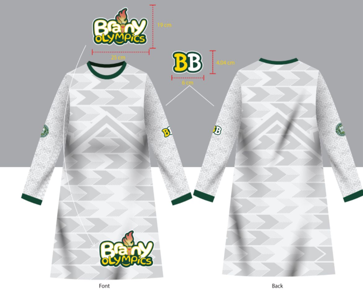 Brainy Olympics Muslimah Long Sleeve