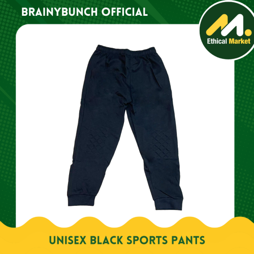 BrainyBunch Elementary Black Sports Pants ( Unisex )