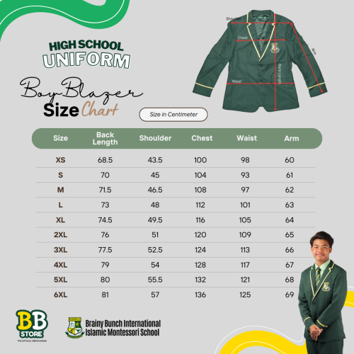 Brainy Bunch Highschool - Blazer (Boys)